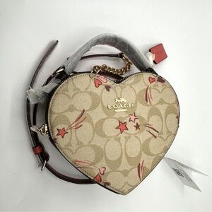 Coach heart purse